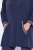 Ulla Popken 837190 Kapuutsiga kodupontšo Tumelilla - Pidžaama/Loungewear - 