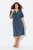 Ulla Popken 837403 Lühikeste varrukatega jersey-kleit Tumesinine - Trikookleidid - 