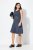Ulla Popken 837874 Varrukateta jersey-kleit Tumesinine - Trikookleidid - 