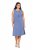 Ulla Popken 837874 Varrukateta jersey-kleit Sinine - Trikookleidid - 