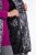 Ulla Popken 838435 Trükiga pikk tepitud vest Must - Vestid - 