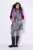 Ulla Popken 838435 Trükiga pikk tepitud vest Must - Vestid - 