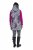 Ulla Popken 838435 Trükiga pikk tepitud vest Must - Vestid - 