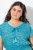 Ulla Popken 838483 Loomamustriga kleit Türkiis - Suvekleidid - Naiste suvekleidid suurtes suurustes