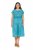 Ulla Popken 838483 Loomamustriga kleit Türkiis - Suvekleidid - Naiste suvekleidid suurtes suurustes