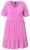 Ulla Popken 840115 Lühikeste varrukatega jersey-kleit Roosa - Trikookleidid - 