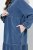 Ulla Popken 840972 Volangidega dressikleit Indigo - Dressikleidid - 