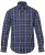 JP1880 Checked Shirt Long Sleeve Kent Collar Anthracite - Särgid - Meeste suured särgid 2XL – 8XL