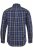 JP1880 Checked Shirt Long Sleeve Kent Collar Anthracite - Särgid - Meeste suured särgid 2XL – 8XL