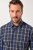 JP1880 Checked Shirt Long Sleeve Kent Collar Anthracite - Särgid - Meeste suured särgid 2XL – 8XL