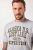 JP1880 T-shirt Short Sleeve Chest Print Grey Melange - T-särgid - Suured T-särgid 2XL – 14XL