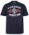 JP1880 T-Shirt Short Sleeve Chest Print Navy - T-särgid - Suured T-särgid 2XL – 14XL