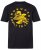 JP1880 T-Shirt Short Sleeve Chest Print Skulls Black - T-särgid - Suured T-särgid 2XL – 14XL