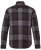JP1880 Shirt Flannel Long Sleeve Dark Brown - Särgid - Meeste suured särgid 2XL – 8XL