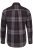JP1880 Shirt Flannel Long Sleeve Dark Brown - Särgid - Meeste suured särgid 2XL – 8XL
