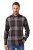 JP1880 Shirt Flannel Long Sleeve Dark Brown - Särgid - Meeste suured särgid 2XL – 8XL