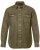 JP1880 Denim Shirt Long Sleeve Olive Green - Särgid - Meeste suured särgid 2XL – 8XL