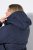 Ulla Popken 841360 Tepitud jope Tumesinine - Joped - Suured naiste jakid