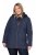 Ulla Popken 841360 Tepitud jope Tumesinine - Joped - Suured naiste jakid