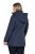 Ulla Popken 841360 Tepitud jope Tumesinine - Joped - Suured naiste jakid