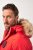 JP1880 Parka Quilted Faux Fur Hood Red - Jakid ja joped - Joped, suured suurused: 2XL – 12XL
