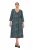 Ulla Popken 841839 3/4 varrukatega loomamustriga jersey-kleit Tumeroheline - Midikleidid - Plusssuuruses midikleidid