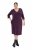 Ulla Popken 841952 3/4 varrukatega dressikleit Ploom - Midikleidid - Plusssuuruses midikleidid