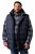 Men+ 433 Kapuutsiga tepitud vest Tumesinine - Jakid ja joped - Joped, suured suurused: 2XL – 12XL