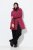 Ulla Popken 842937 Tepitud jope Punane - Joped - Suured naiste jakid