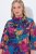 Ulla Popken 843180 Lilleline jersey-kleit Petrool - Kleidid - Kleidid kõikidele suurustele