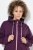 Ulla Popken 843186 Helkuritega vetthülgav softshell-jope Veinipunane - Joped - Suured naiste jakid
