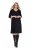 Ulla Popken 843326 3/4 varrukatega dressikleit Must - Dressikleidid - 