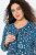 Ulla Popken 844722 Mustriline dressikleit Petrool - Dressikleidid - 