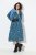 Ulla Popken 844722 Mustriline dressikleit Petrool - Dressikleidid - 