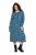 Ulla Popken 844722 Mustriline dressikleit Petrool - Dressikleidid - 