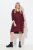 Ulla Popken 844945 V-kaelusega A-lõikega jersey-kleit Ploom - Trikookleidid - 