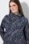 Ulla Popken 844993 Mustriline dressikleit Tumesinine - Dressikleidid - 