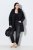 Ulla Popken 845111 Parka Must - Mantlid - Naiste mantlid suurtes suurustes