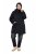 Ulla Popken 845111 Parka Must - Mantlid - Naiste mantlid suurtes suurustes