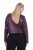 Ulla Popken 845121 Kunstnahast bikerjope Ploom - Joped - Suured naiste jakid