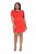 Ulla Popken 845150 Lühikeste varrukatega bodycon-kleit Punane - Kleidid - Kleidid kõikidele suurustele