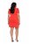 Ulla Popken 845150 Lühikeste varrukatega bodycon-kleit Punane - Kleidid - Kleidid kõikidele suurustele