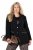 Ulla Popken 845336 Kahenööbiline avar elastne pintsak Must - Pintsakud - Pintsakud naistele suurtes suurustes