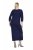 Ulla Popken 845705 Jersey-kleit Tumesinine - Midikleidid - Plusssuuruses midikleidid