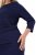 Ulla Popken 845705 Jersey-kleit Tumesinine - Midikleidid - Plusssuuruses midikleidid