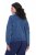 Ulla Popken 847035 Tepitud jope Denimsinine - Joped - Suured naiste jakid