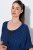 Ulla Popken 847654 Mustriline kleit Tumesinine - Kaftanid - 