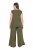 Ulla Popken 848131 Pitsiga pidžaama Oliivroheline - Pidžaama/Loungewear - 
