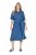 Ulla Popken 848491 Särkkleit Denimsinine - Midikleidid - Plusssuuruses midikleidid