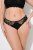 Ulla Popken 848522 Pitsiga stringid 3 tk Must - Aluspüksid - 